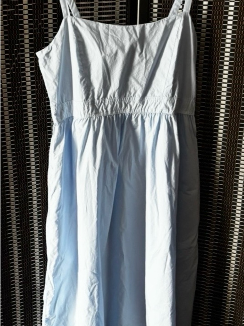 Light Blue Girls' Sundress with Spaghetti Straps